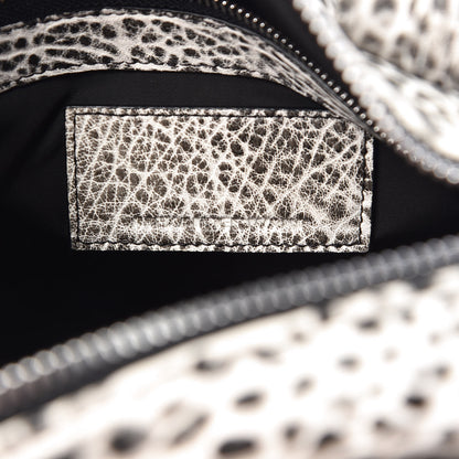 Alexander Wang Pebbled Lambskin Rocco Black White Rhodium Hardware 7 of 10