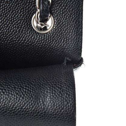 Chanel Caviar Quilted Jumbo Double Flap Black 18 of 20