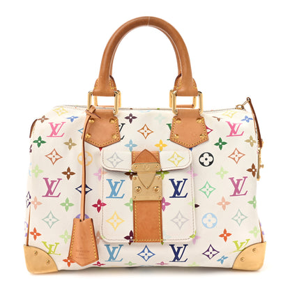 Louis Vuitton Monogram Multicolor Speedy 30 White 1 of 15