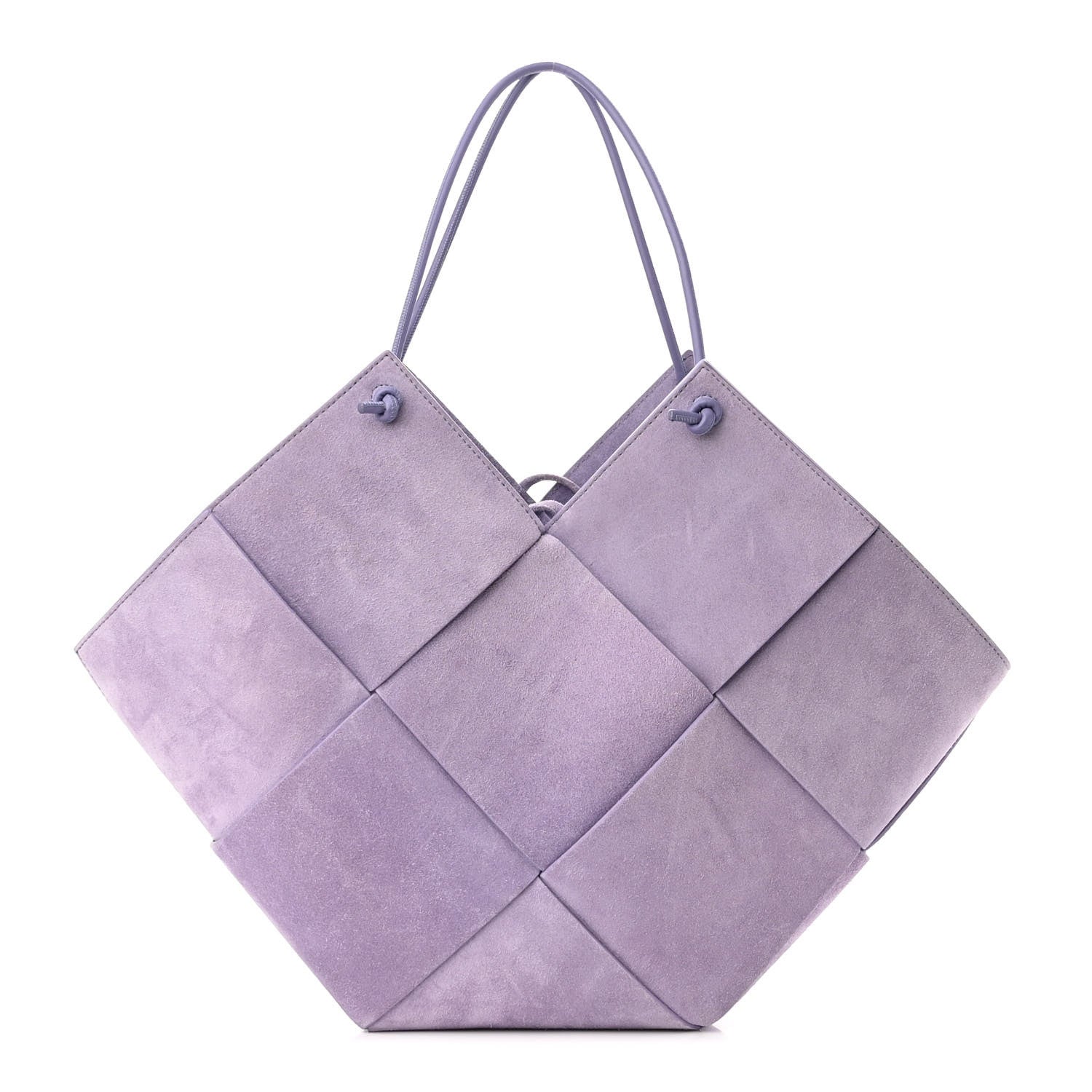 Bottega Veneta Suede Maxi Intrecciato Tote Lavender 1 of 10