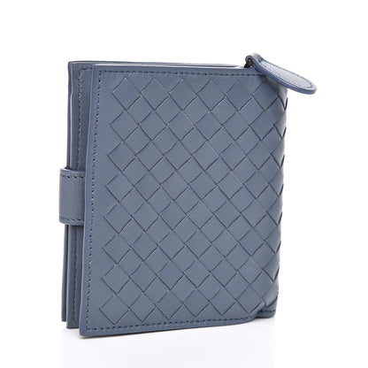 Bottega Veneta Nappa Intrecciato French Flap Wallet Krim 3 of 9