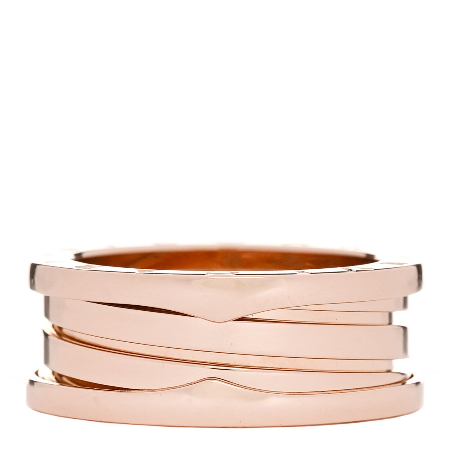 18K Rose Gold B.Zero1 Three-Band Ring 59 8.75