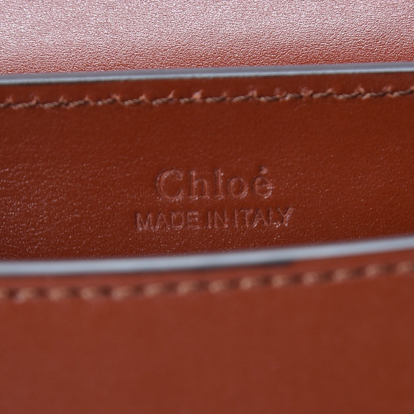 Calfskin Suede C Belt Bag Sepia Brown