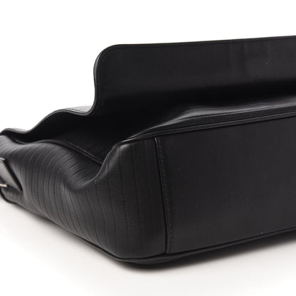 Christian Dior HOMME Calfskin Ribbed Messenger Black 6 of 10