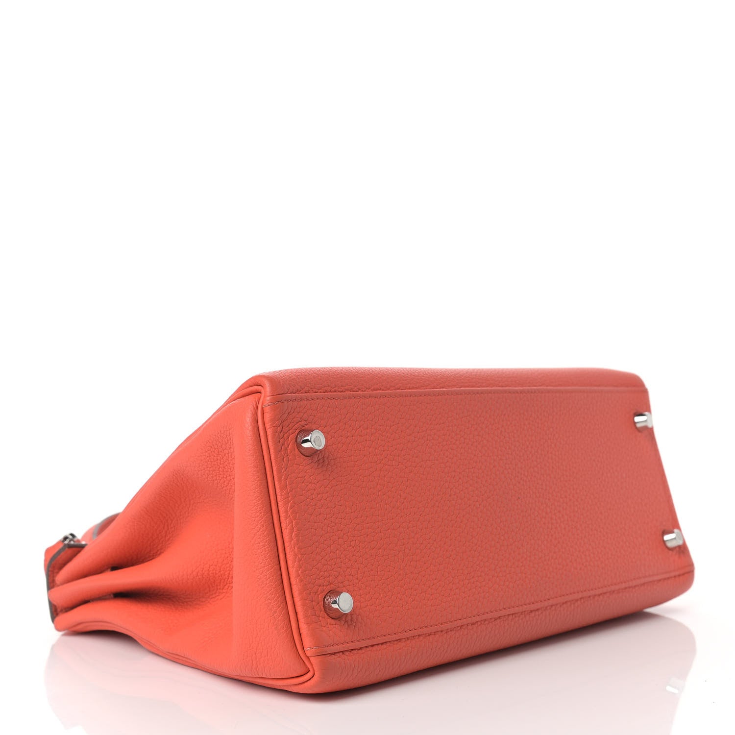 Hermes Togo Kelly Retourne 28 Poppy Orange 4 of 22