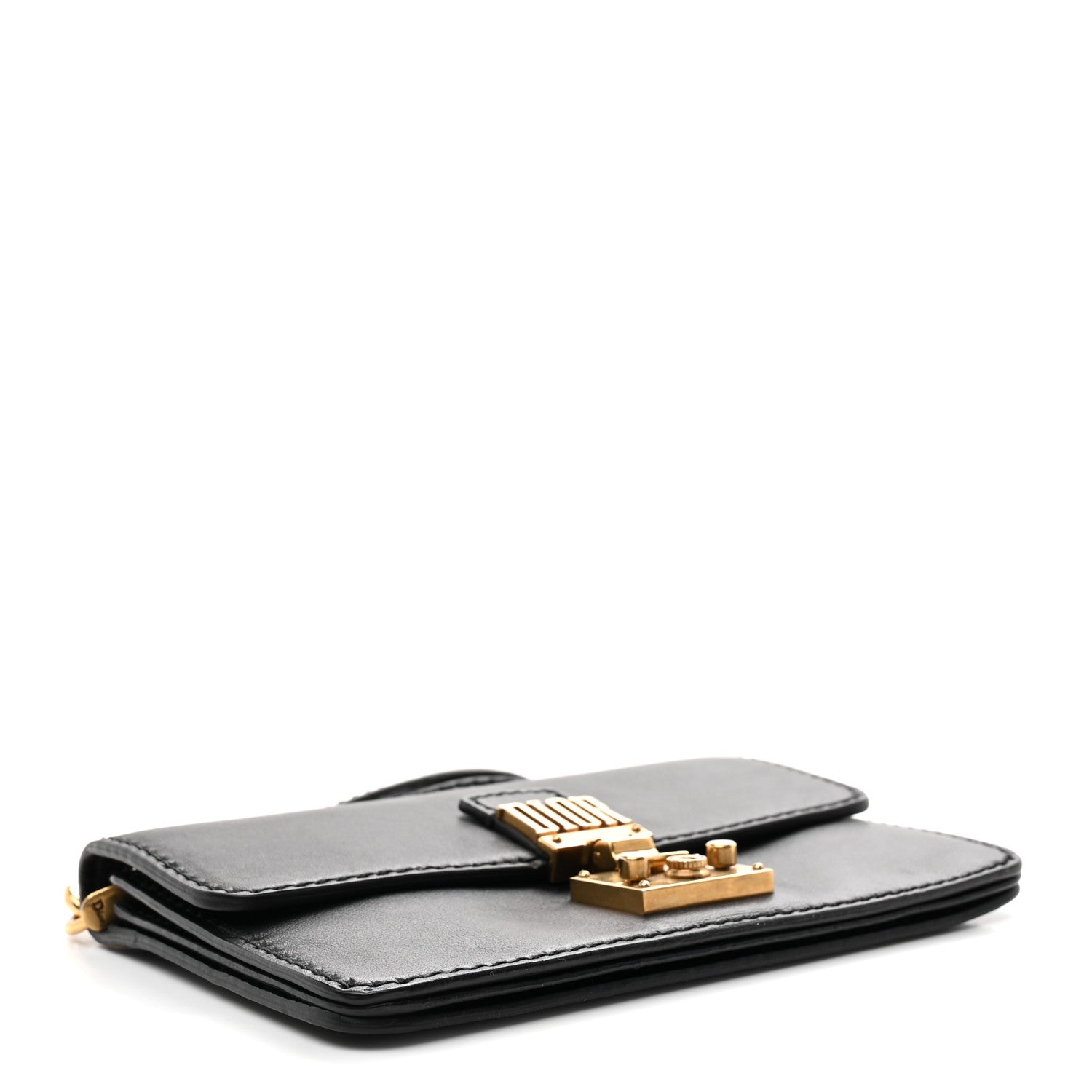 ChristianDior クラッチバッグ Christian Dior Calfskin Dioraddict Wristlet Clutch Black 1883638