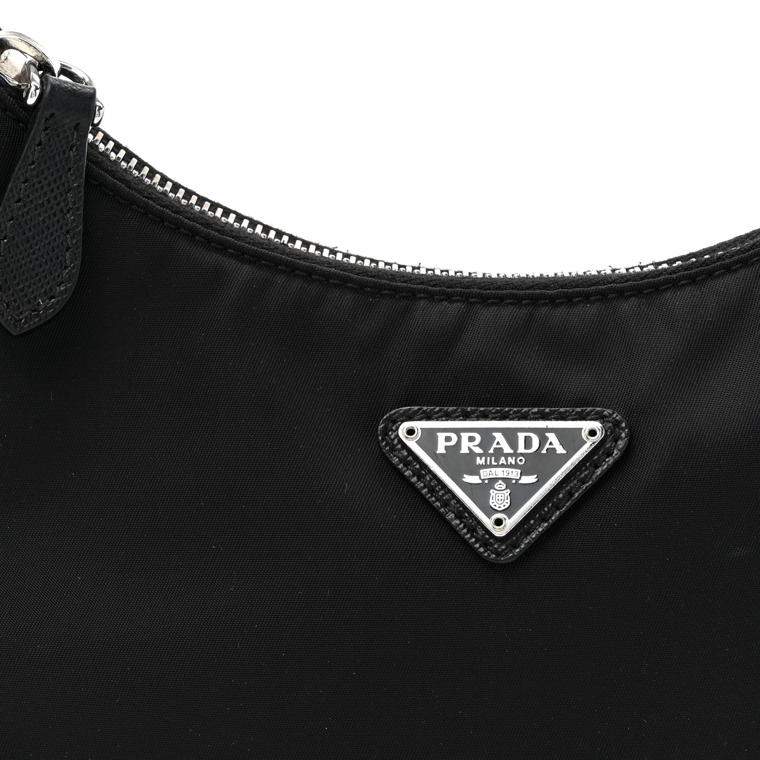 Prada Nylon Re-Edition 2005 Shoulder Bag Black 7 of 13
