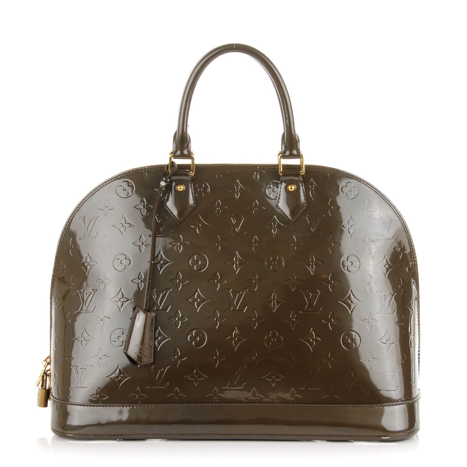 Louis Vuitton Vernis Alma GM Vert Bronze 1 of 10