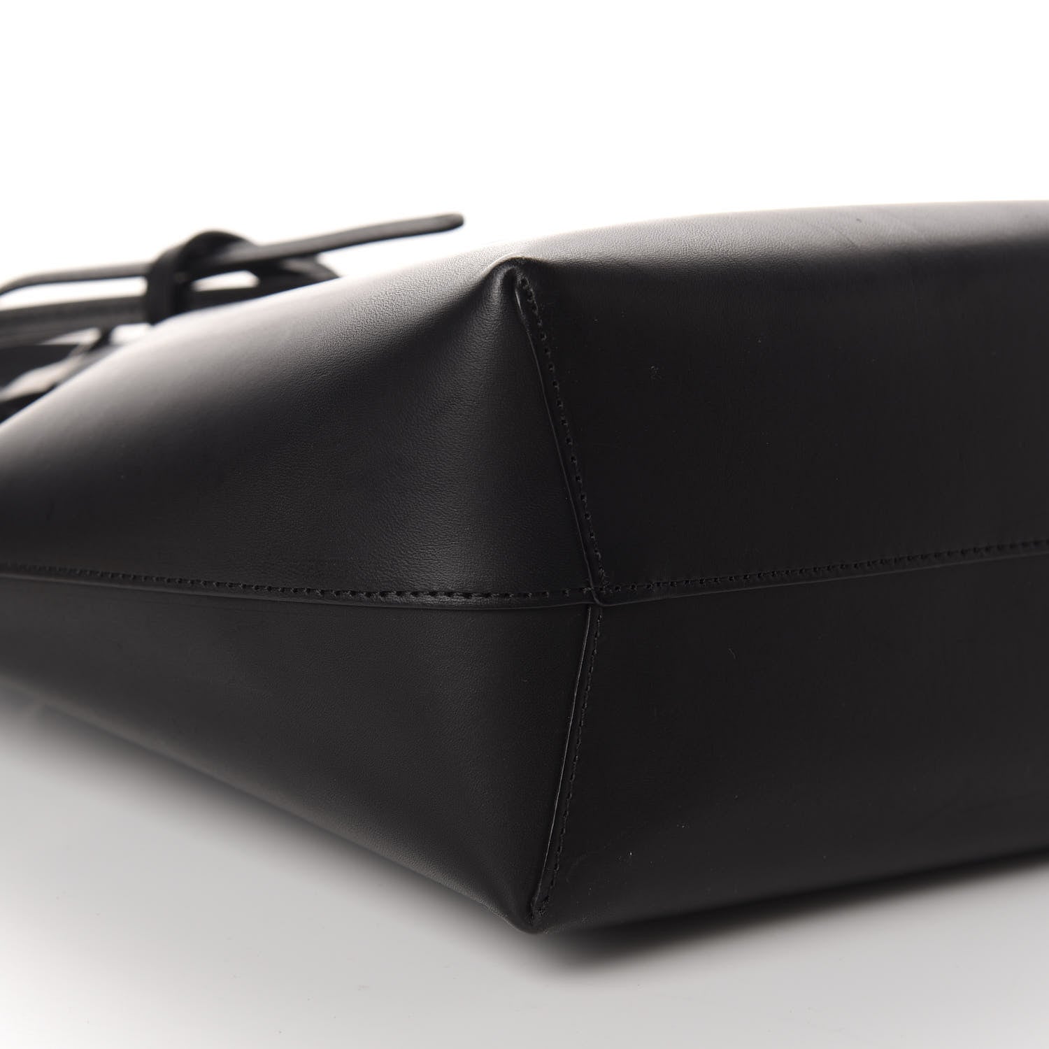 Mansur Gavriel Calfskin Mini Bucket Bag Black Flamma 5 of 20