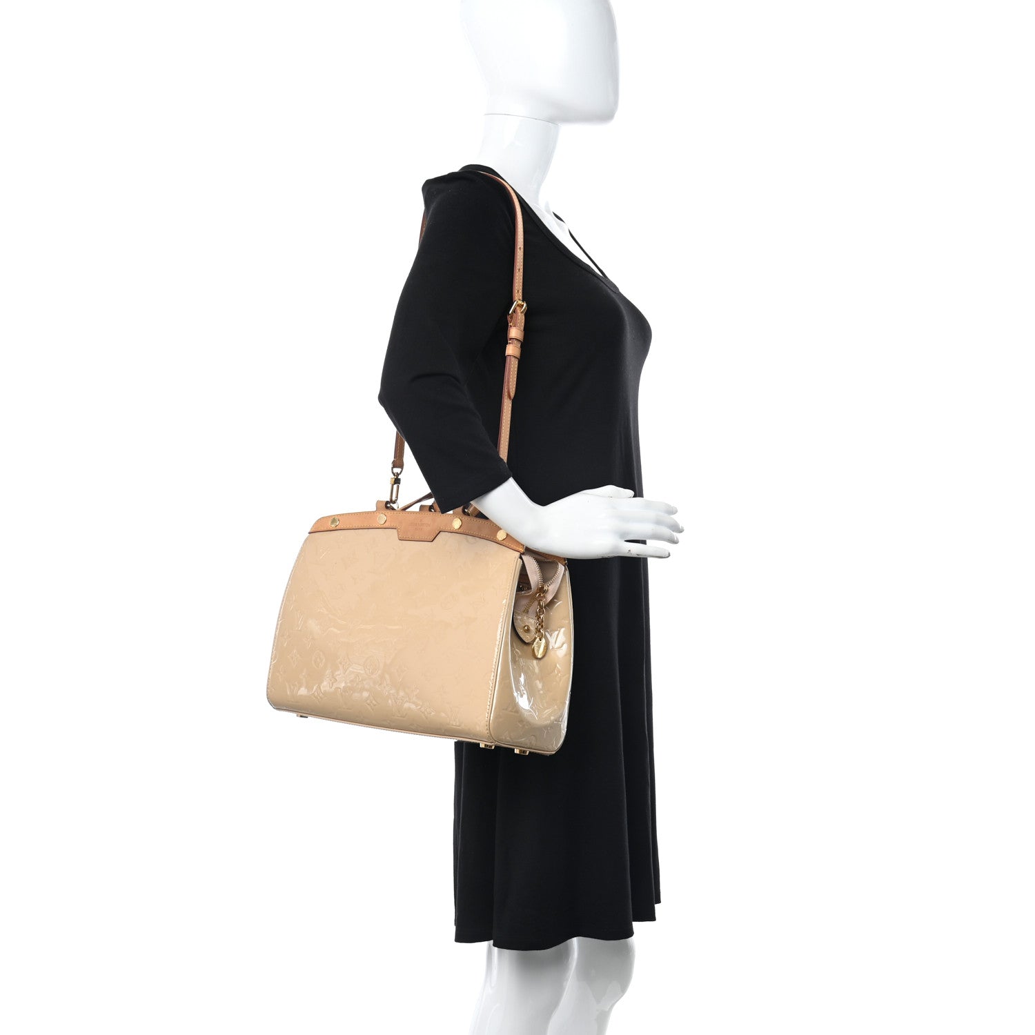 Louis Vuitton Vernis Brea MM Dune 2 of 11