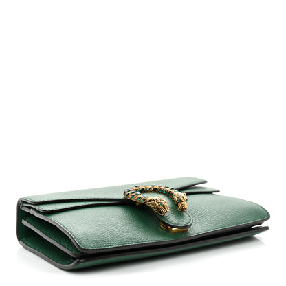 Gucci Pebbled Calfskin Small Dionysus Shoulder Bag Emerald 4 of 10