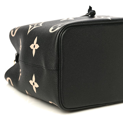 Louis Vuitton Empreinte Monogram Giant Neonoe MM Black Beige 8 of 9