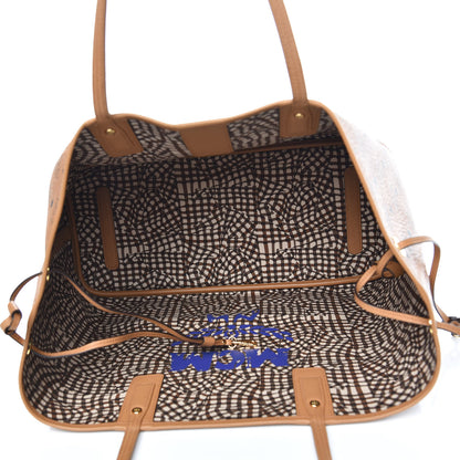MCM Visetos Large Liz Reversible Shopper Tote Cognac 10 of 16
