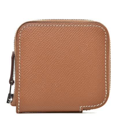 Hermes Epsom Silk'in Coin Purse Gold 1 of 8