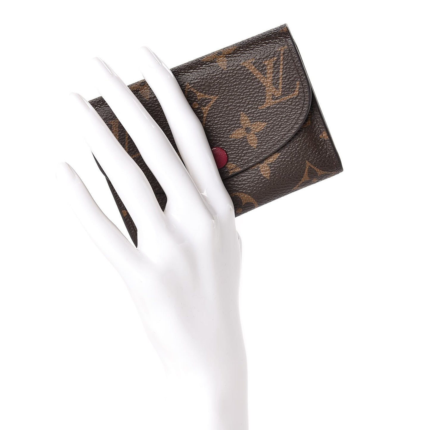 Monogram Rosalie Coin Purse Fuchsia