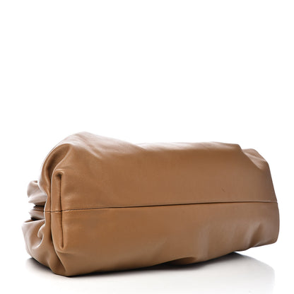 Bottega Veneta Smooth Butter Calf The Pouch Oversized Clutch Cammello 4 of 14