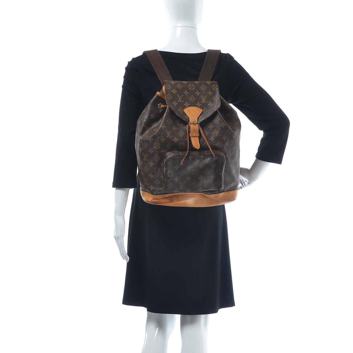 Louis Vuitton Monogram Montsouris GM Backpack 2 of 13