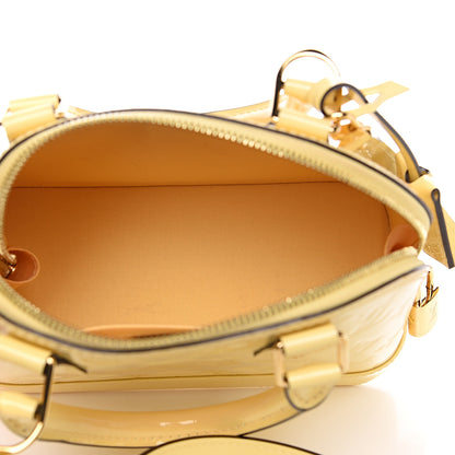 Louis Vuitton Vernis Alma BB Citrine 4 of 11