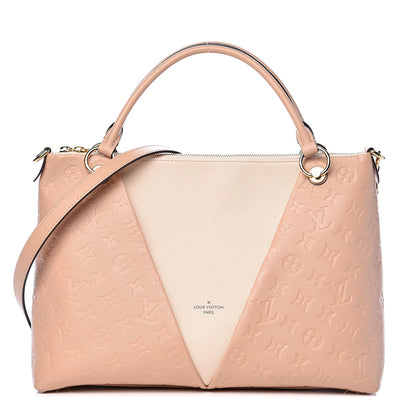 Louis Vuitton Empreinte V Tote MM Beige Rose Creme 1 of 13