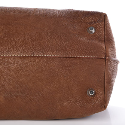 Miu Miu Vitello Daino Tote Brandy 14 of 24