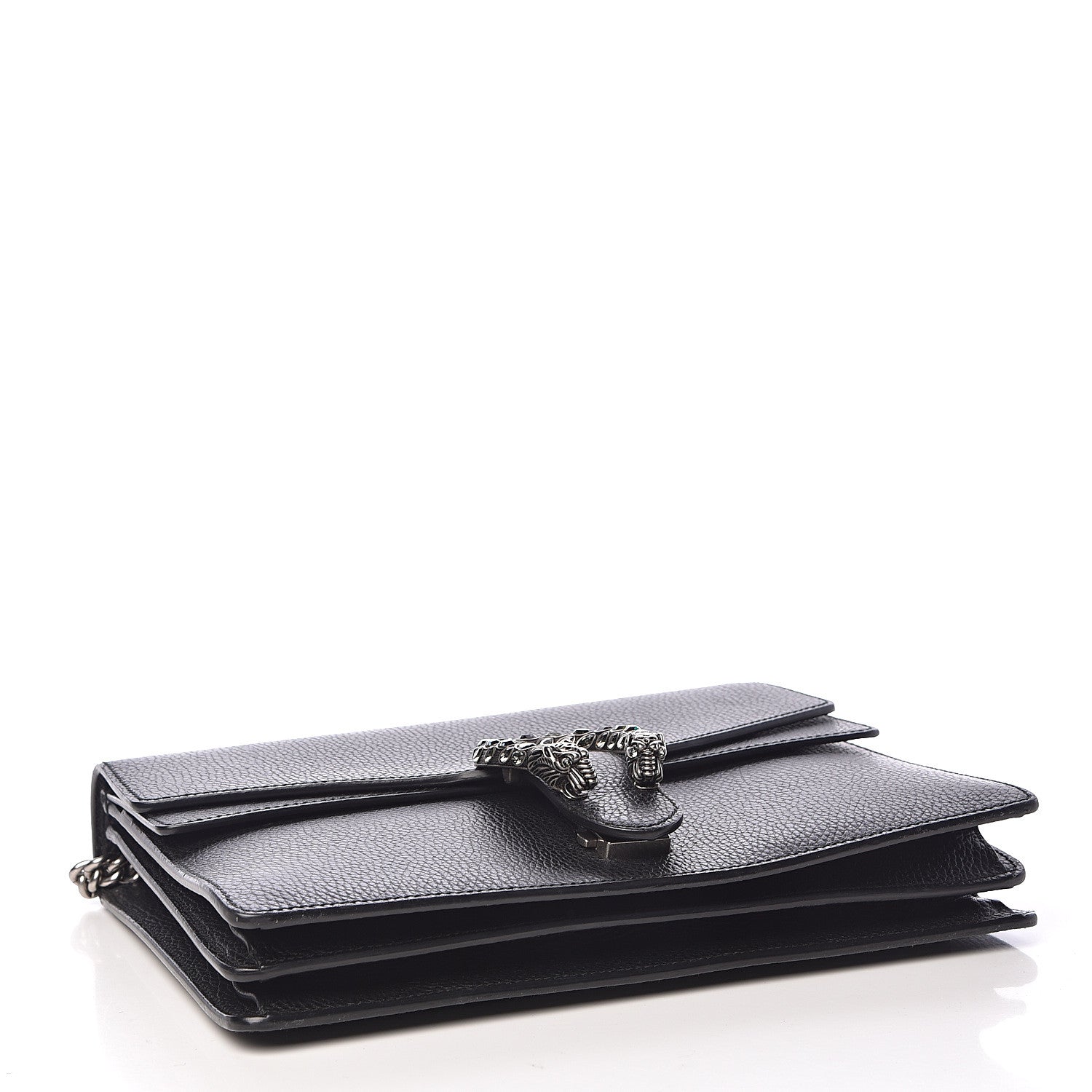 Gucci Dollar Calfskin Crystal Medium Dionysus Shoulder Bag Black Black Diamond 4 of 10
