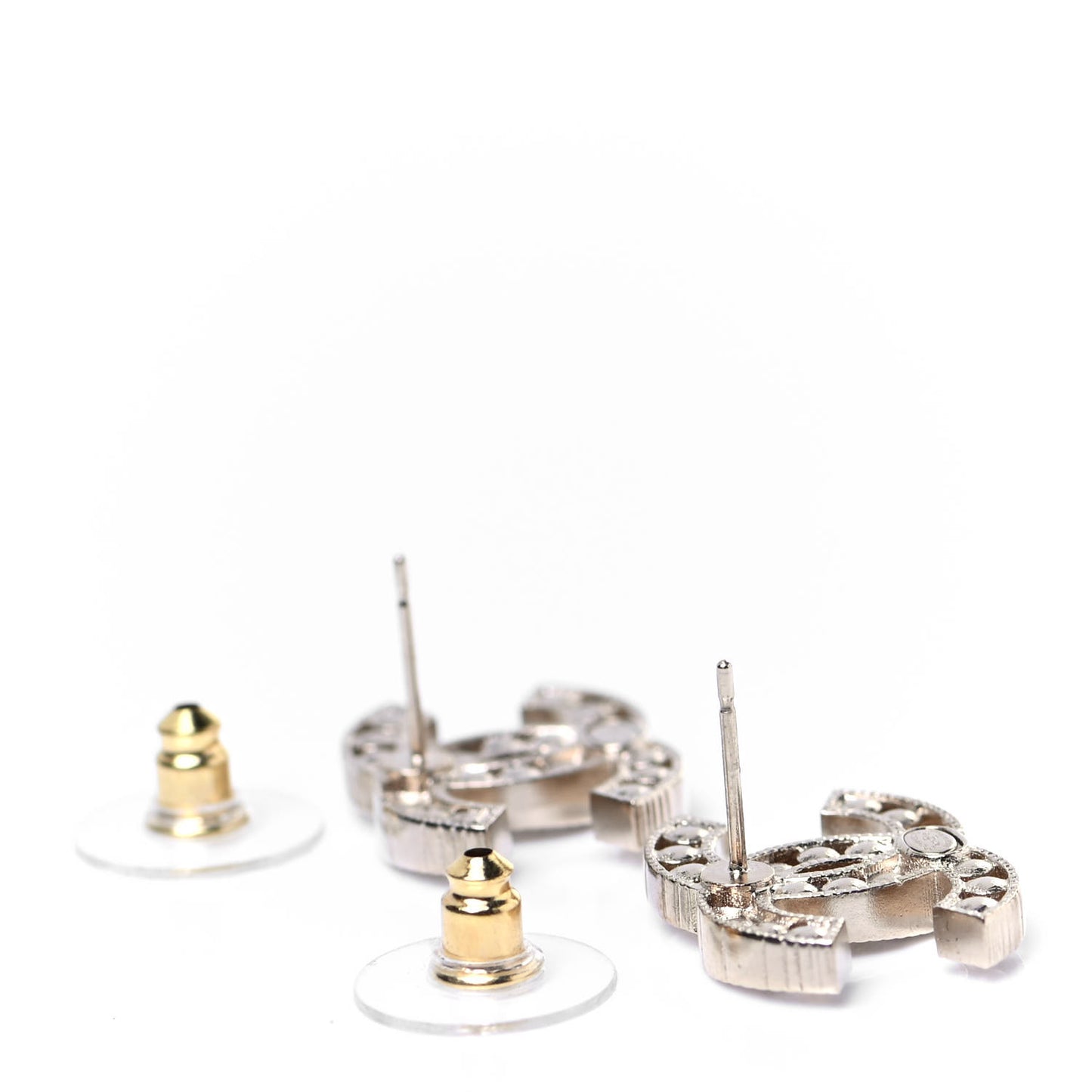 Pearl CC Earrings Gold