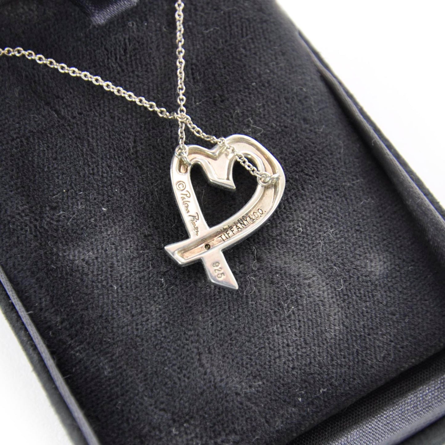 Sterling Silver Paloma Picasso Diamond Loving Heart Necklace
