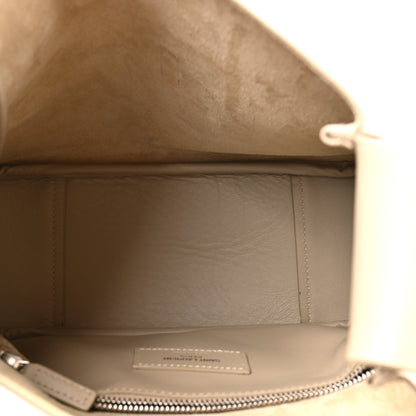 Saint Laurent Smooth Calfskin Small Le 5 A 7 Soft Hobo Sea Salt 5 of 10