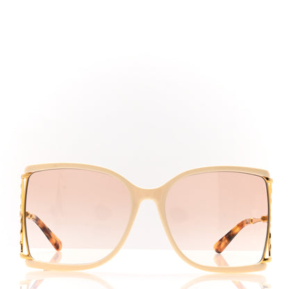 Gucci Metal Glasses GG0592S White Gold 2 of 8