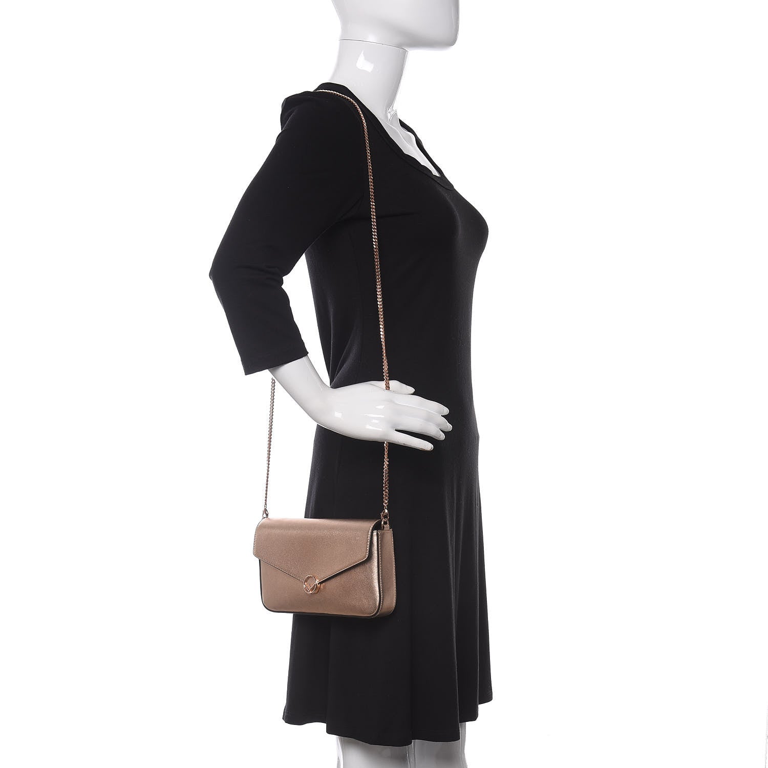 Fendi Vitello Laminato F is Fendi Envelope Wallet on Chain Rame 2 of 11