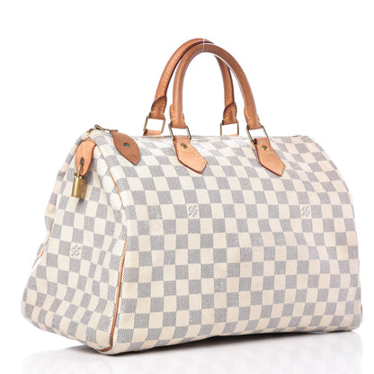 Louis Vuitton Damier Azur Speedy 35 3 of 21