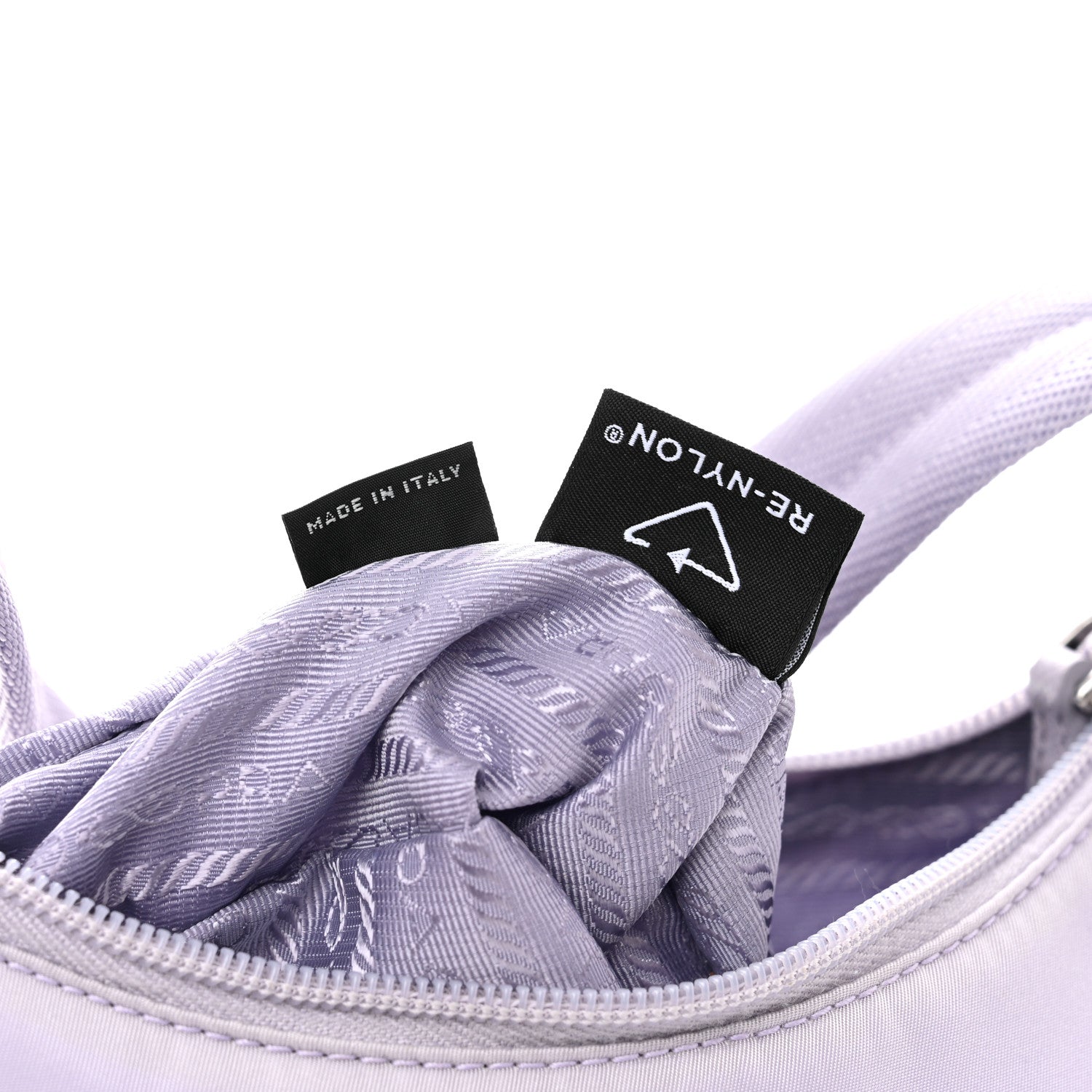 Prada Re-Nylon Saffiano Mini Re-Edition 2000 Bag Glicine 7 of 11