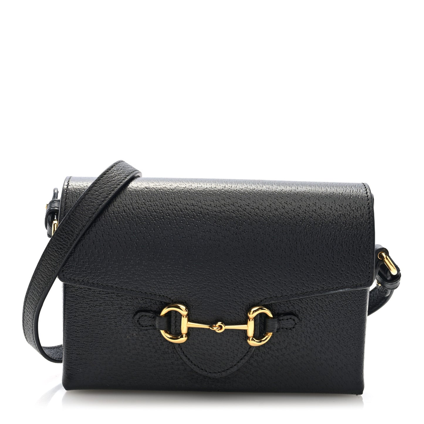 Calfskin Horsebit 1955 Shoulder Bag Black