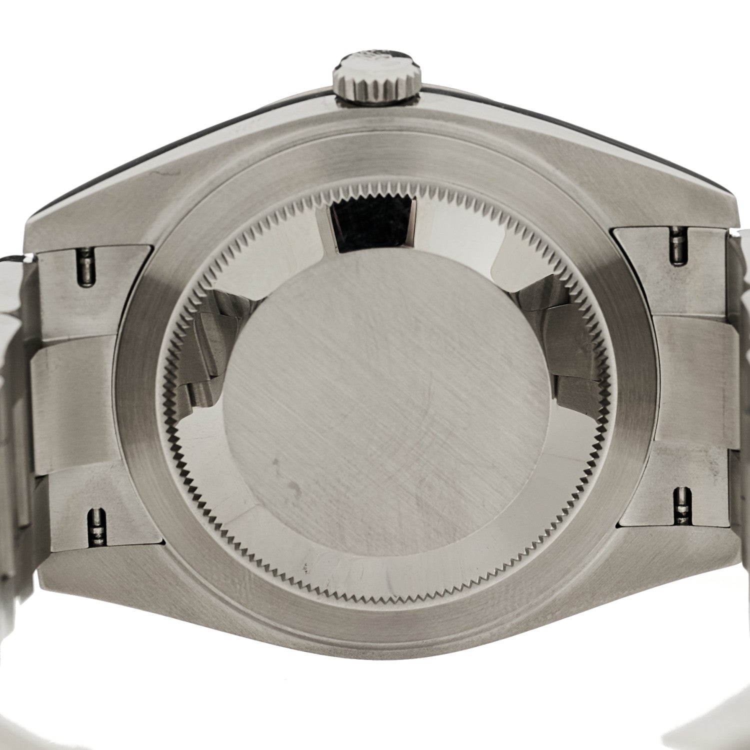 Rolex Stainless Steel 18K White Gold 41mm Oyster Perpetual Datejust Watch Black 126334 4 of 5