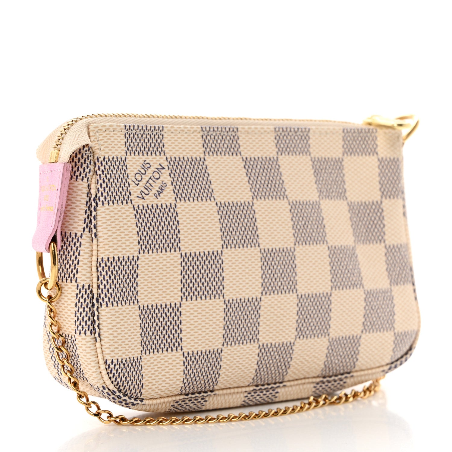 Louis Vuitton Damier Azur 2016 Christmas Animation Mini Pochette Accessories 3 of 7