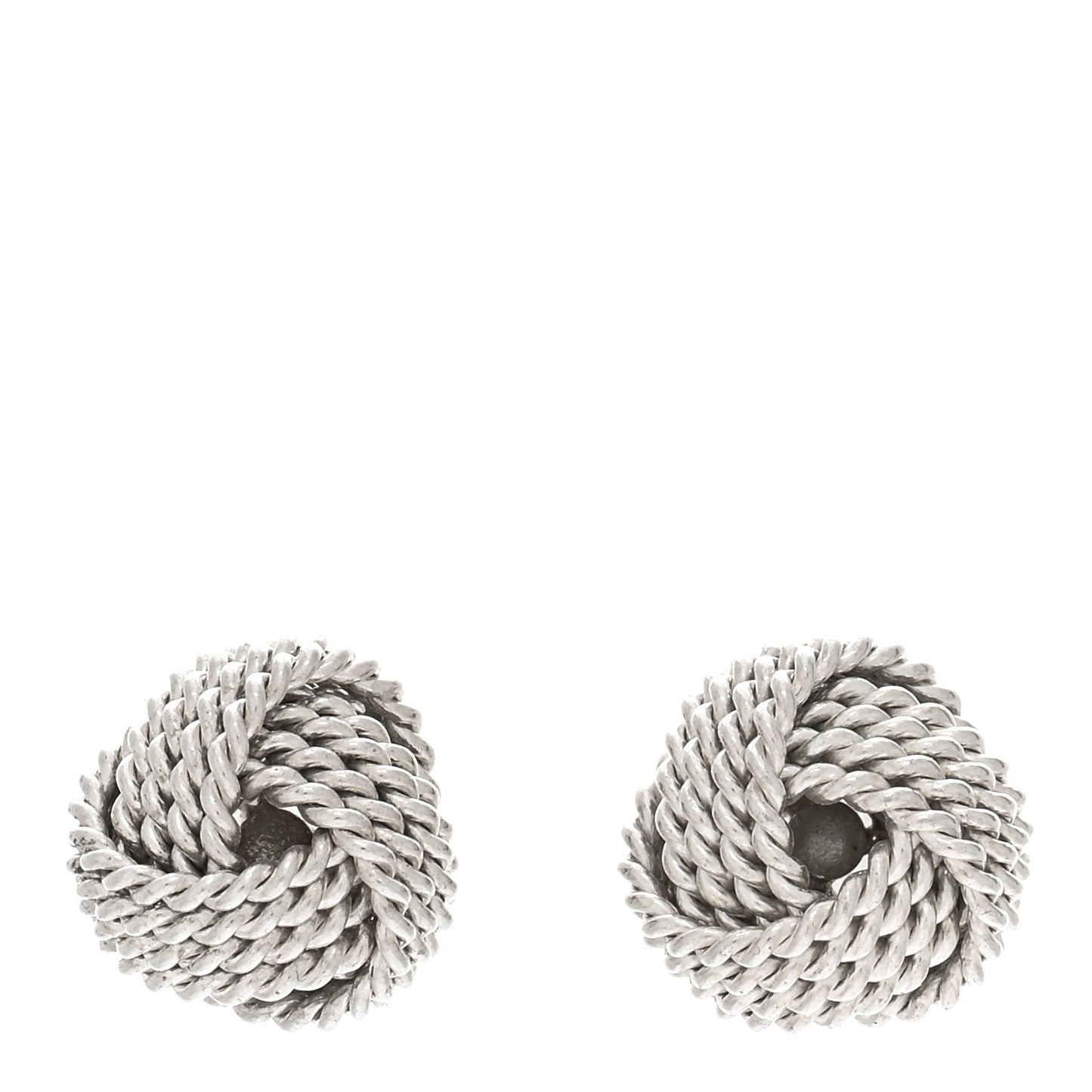 Sterling Silver Twist Knot Earrings