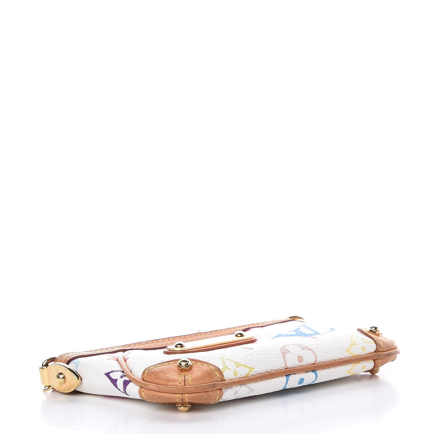 Louis Vuitton Monogram Multicolor Pochette Milla PM White 4 of 9
