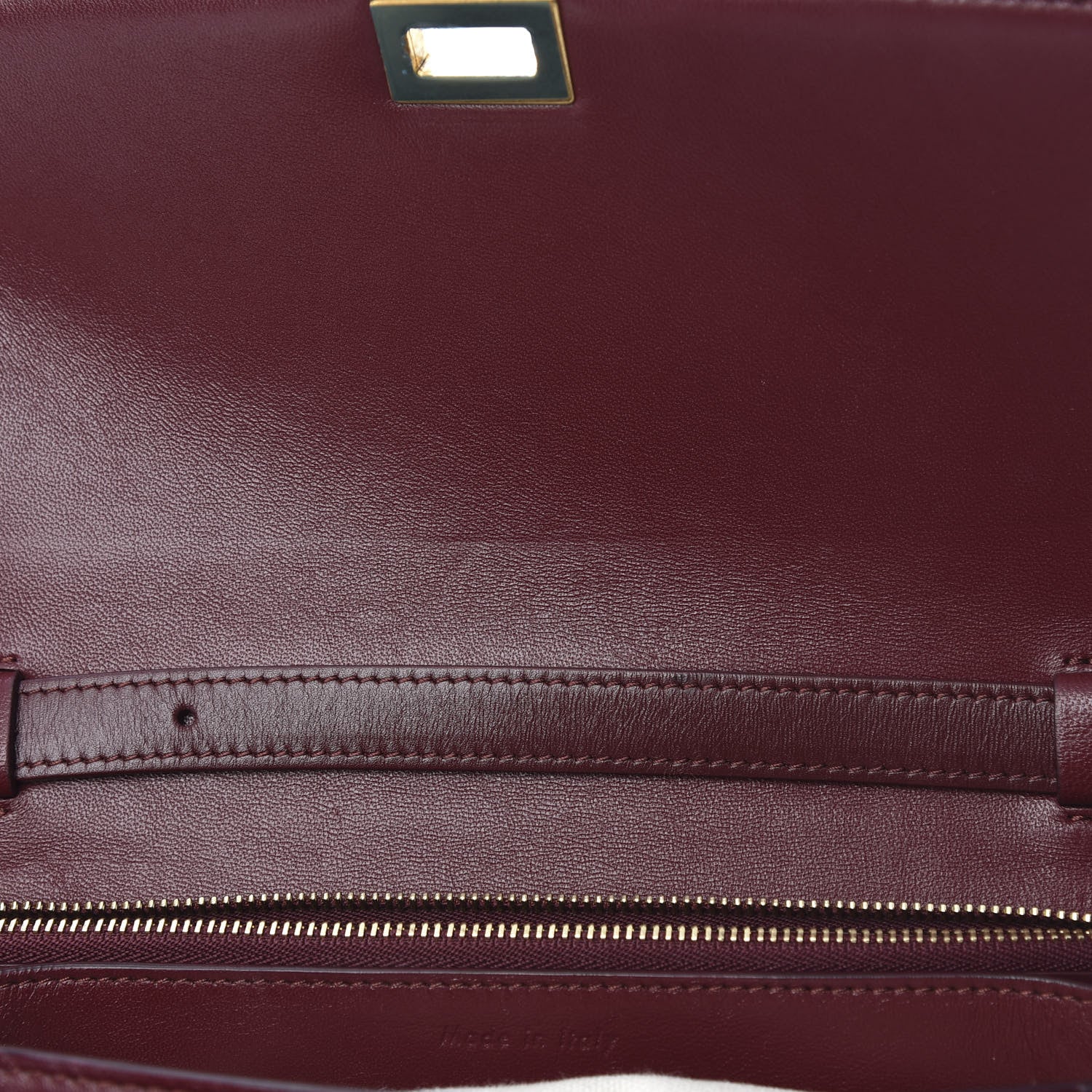 Celine Box Calfskin Medium Classic Box Flap Bag Burgundy 11 of 11