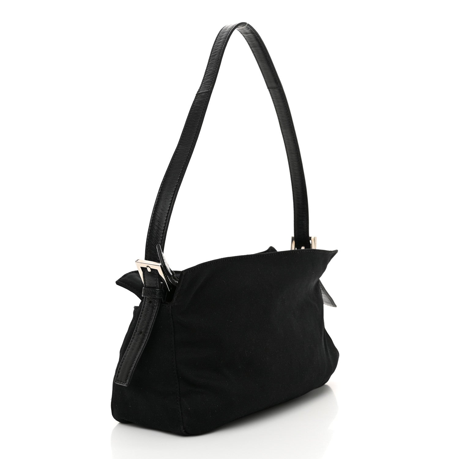 Fendi Neoprene Shoulder Bag Black 3 of 9