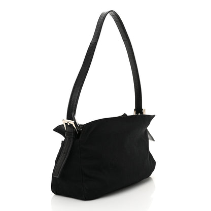 Fendi Neoprene Shoulder Bag Black 3 of 9