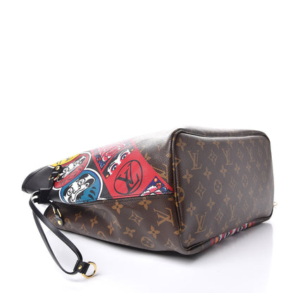 Louis Vuitton Monogram Kabuki Neverfull MM 4 of 9