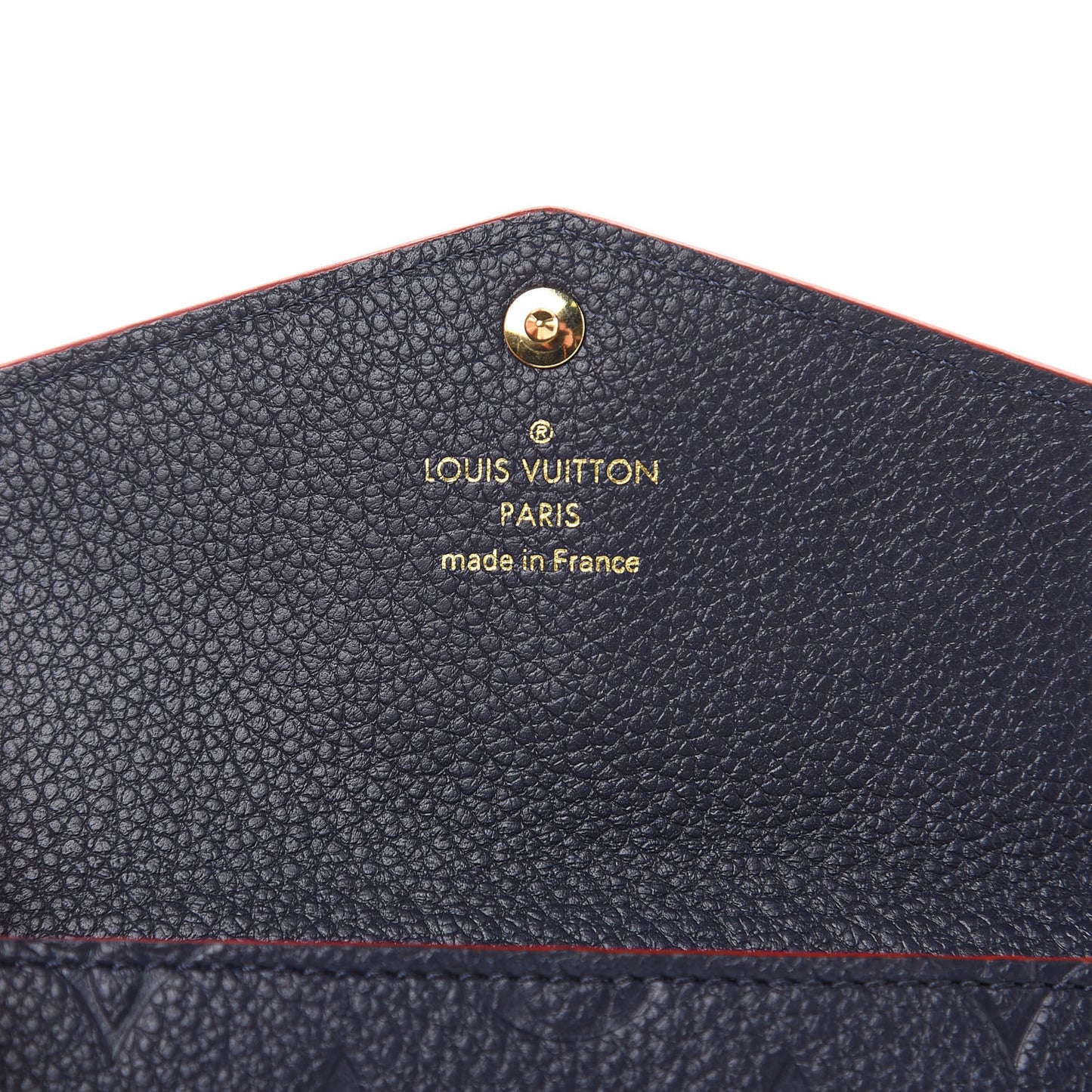 Empreinte Key Pouch Marine Rouge