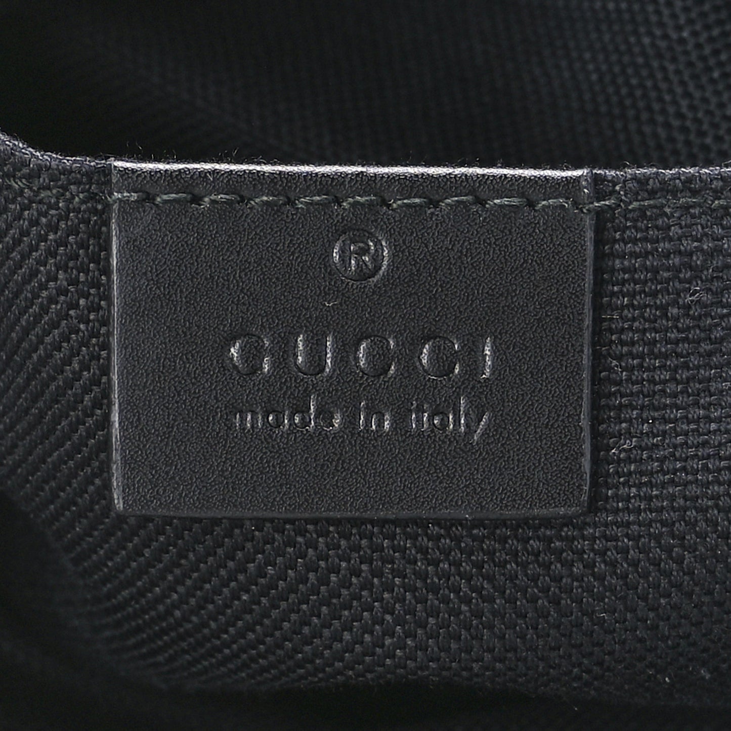 GG Supreme Monogram Night Courrier Flat Messenger Bag Black Multicolor