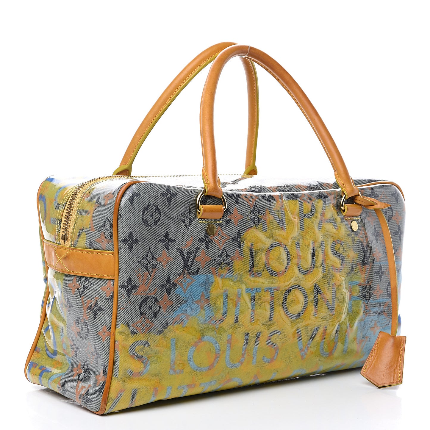 Monogram Pulp Defile Weekender PM Yellow