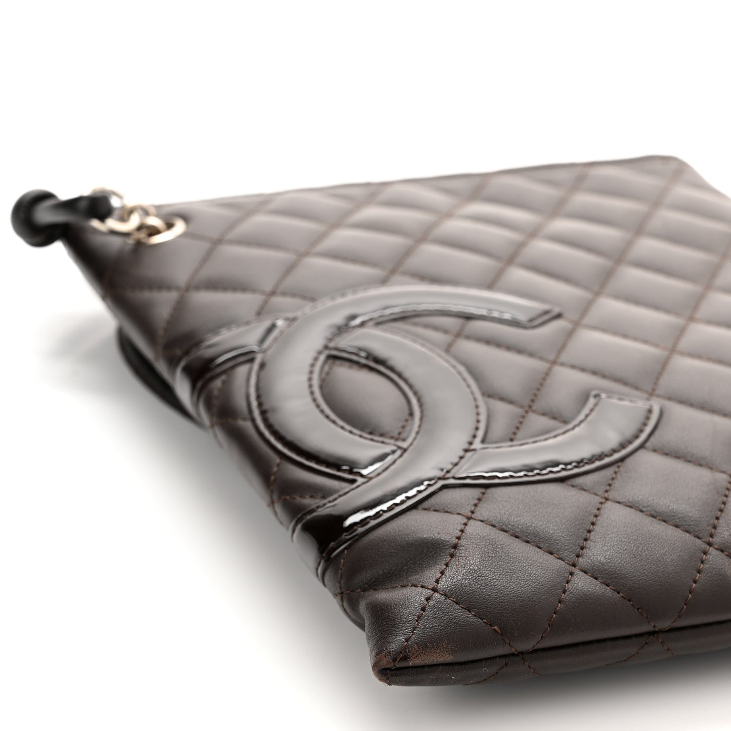 Calfskin Cambon Flat Messenger Brown