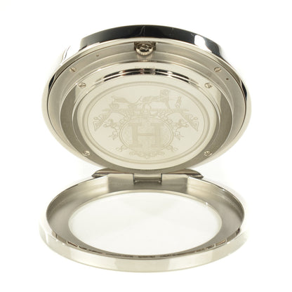 Hermes Stainless Steel 48mm Clipper Travel Clock 4 of 9