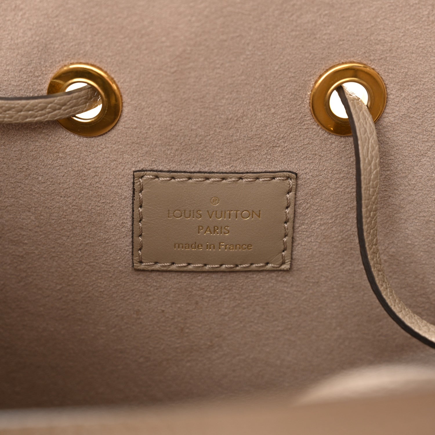 Louis Vuitton Empreinte Monogram Giant Neonoe MM Tourterelle Creme 7 of 13