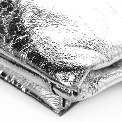 Tom Ford Metallic Calfskin Shoulder Bag Silver 8 of 10