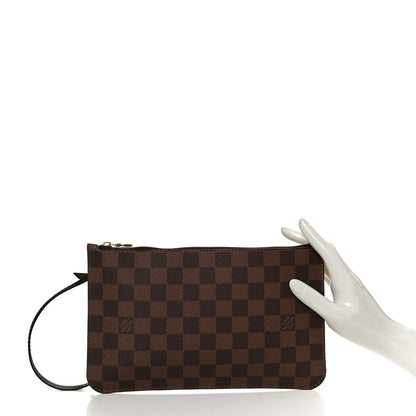 Louis Vuitton Damier Ebene Neverfull MM GM Pochette 2 of 8
