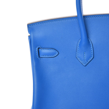 Hermes Swift Birkin 25 Bleu Hydra 10 of 37